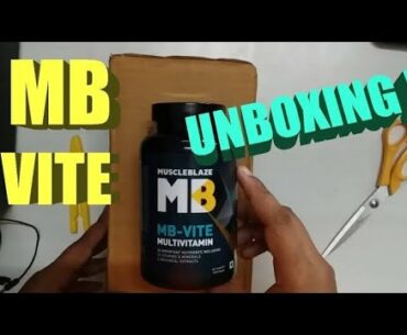 muscleblaze multivitamin unboxing || aakashfitnessseries