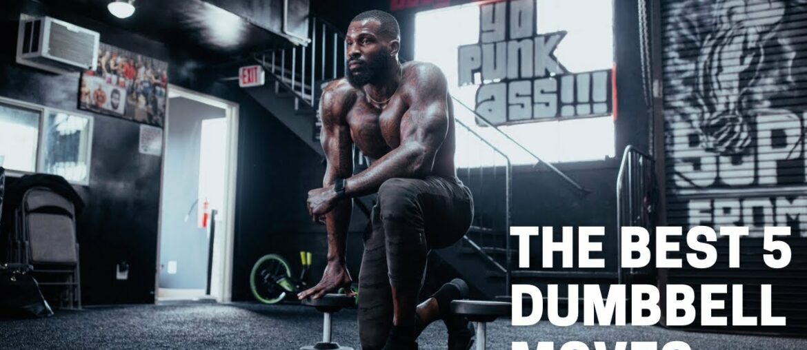 The Best 5 Dumbbell Moves To Burn Fat & Build Muscle | Supplements I Use | Devin George |