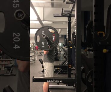 135 lbs x 5 | 5 SECOND PAUSED REPS [ISOMETRIC HOLDS]