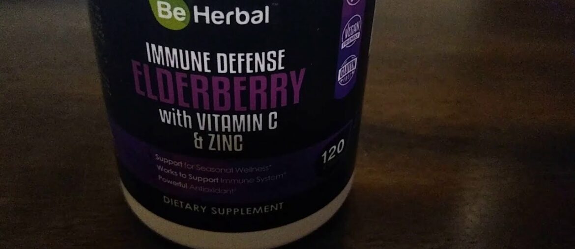 BE HERBAL Elderberry Capsules with Zinc & Liposomal Vitamin C Review, Good immune supplement