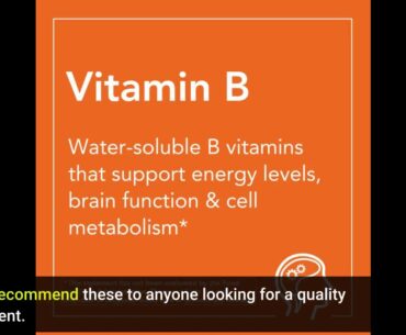 Review NOW Supplements, Vitamin B-100, Sustained Release, Energy Production*, Nervous System He...