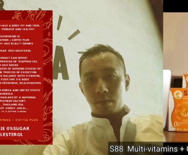 S88  Multi vitamins + Coffee Plus All in one Healthy and Beauty Drinks