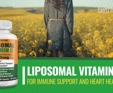 Liposomal Vitamin C, Enhanced Absorption Fat Soluble Vitamin C for Immune Support and Heart Health