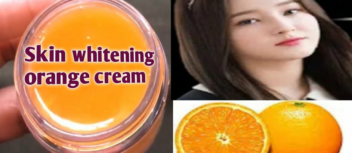 orange cream/vitamin c cream||skin whitening cream|| lighten dark spots anti-aging cream