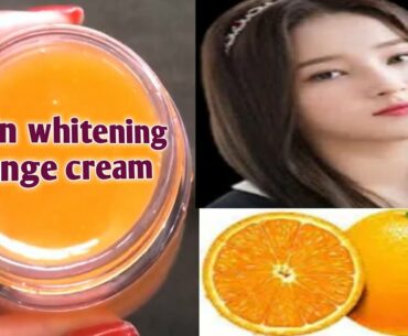 orange cream/vitamin c cream||skin whitening cream|| lighten dark spots anti-aging cream