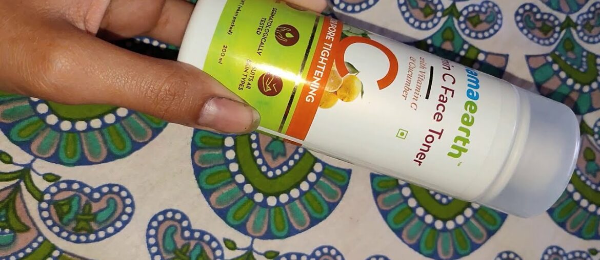 Mama earth Vitamin C face toner with cucumber review #review #mamaearth #nonsponsered #smallyoutuber