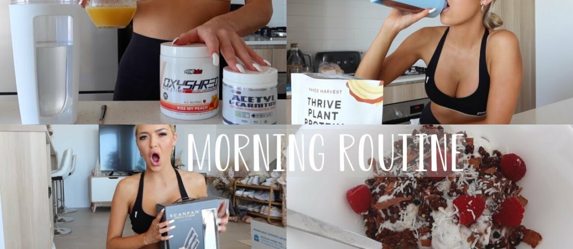 MORNING ROUTINE | supplements, vitamins, chocolate chia pudding recipe & more