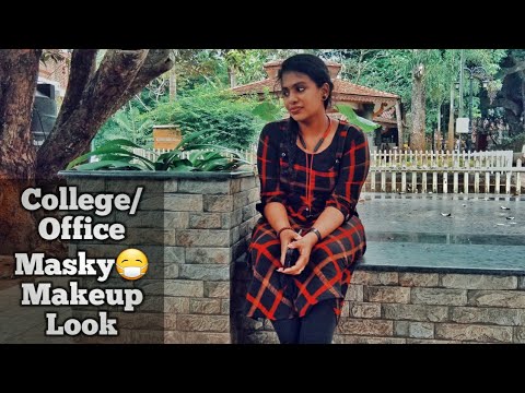 Office/College Masky Makeup Look|No Foundation|No Bb Cream|Aish's Voyages