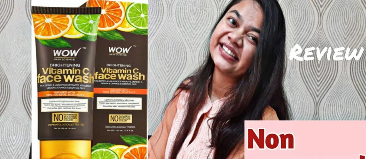 Wow Vitamin c face Wash || 1 week of using Wow Vitamin c face wash || worth Buying or Not?