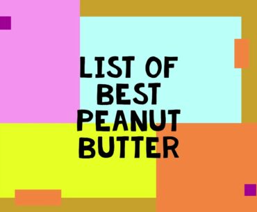 Top 5 best peanut butter||Tasty & healthy||Product link in Description