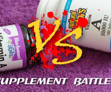 Natural Factors Vitamin A vs Bluebonnet Vitamin A - Supplement Battles #1