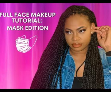 Full Face Makeup Tutorial: MASK EDITION (Jackie Aina Palette)
