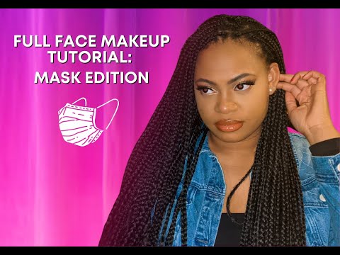 Full Face Makeup Tutorial: MASK EDITION (Jackie Aina Palette)