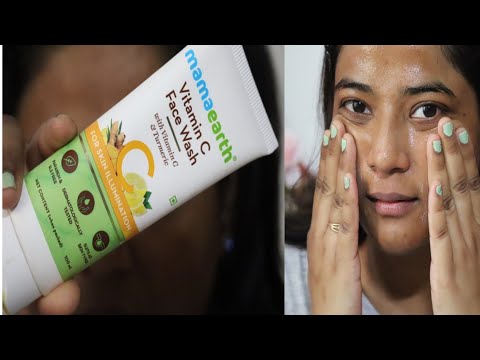 Mama Earth  Vitamin C Face Wash Review | Brightening  Face Wash | Pooja Glamourholic