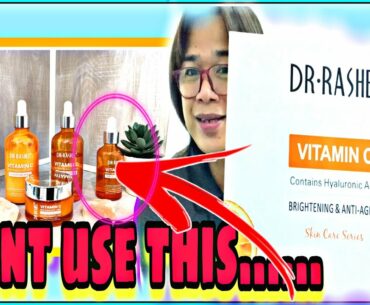 DR. RASHEL VITAMIN C ANTI AGING AND BRIGHTENING HONEST REVIEW | THE BEST ANTI AGING PRODUCTS