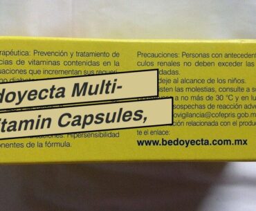 Bedoyecta Multi-Vitamin Capsules, 30 Count