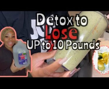Detox to Lose up to 10 POUNDS| CERTIFIED WELLNESS COACH // Beginning your weight loss journey