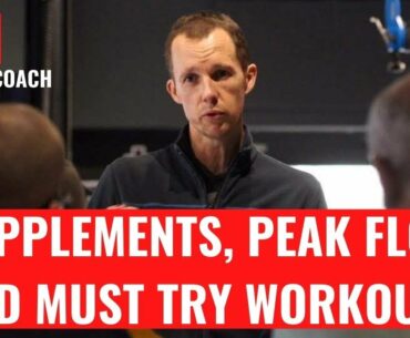 The Cycling Coach Podcast: Supplements? How to create your 'Peak Flow' , Try this WORKOUT!