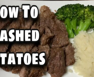 HOW TO MASHED A POTATOES + HOW BROCCOLI MAINTAIN THE VITAMINS - giranzVLOGS