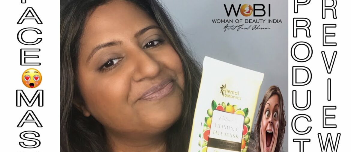 Product Review | Best Mask for Glowing Skin | Oriental Botanics | Vitamin C | woman of Beauty India