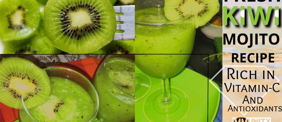 Fresh Kiwi Mojito | Refreshing Drink | Rich in Vitamins