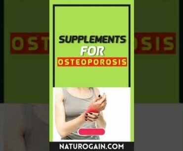 Best Bone Supplement for Osteoporosis Fight Vitamin D Deficiency