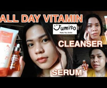 JUMISO  ALL DAY VITAMIN FACIAL CLEANSER AND FACIAL SERUM REVIEW ft. STYLEKOREAN