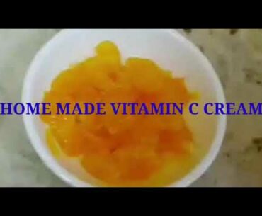 Homemade Vitamin C Cream