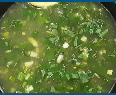 Lemon Coriander Soup | Best Soup For Winter | Refreshing and Rich In Vitamin C