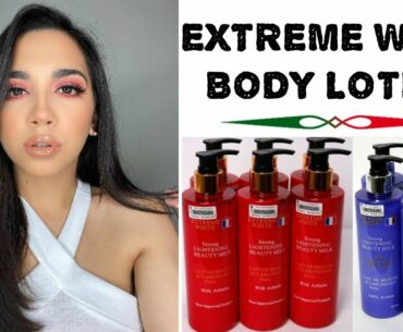 REVIEW: Extreme White Lotion / Strong Lightening Beauty Milk / So White / Hydroquinone Free