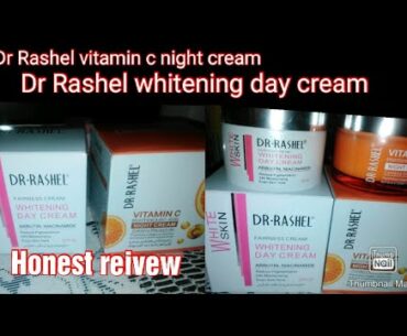Dr Rashel vitamin c night cream and Dr Rashel whitening day cream, price use detail review by Haya