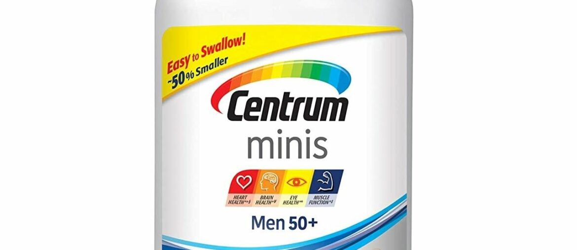 Centrum Minis Men 50+ Multivitamin/multimineral Supplement Tablets, 280 Count + 2 Free Months of ob