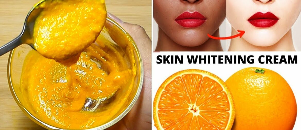 DIY Orange / Vitamin C Cream | Skin Whitening & Anti-Aging Cream | Remove Dark Spots & Pigmentation
