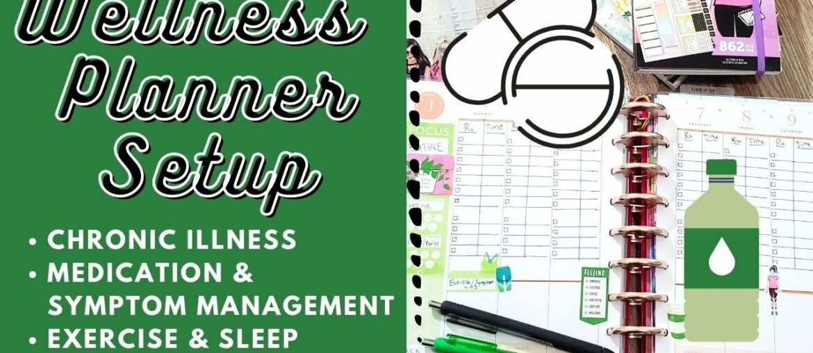 Planner Setup: Wellness in my Good Habits Classic Happy Planner (Medication & Symptom Management)