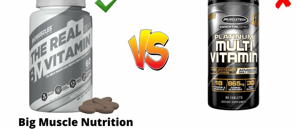 Big Muscle Multivitamin Review|Big Muscle Nutrition Multivitamin Review|Muscletech vs Big Muscle