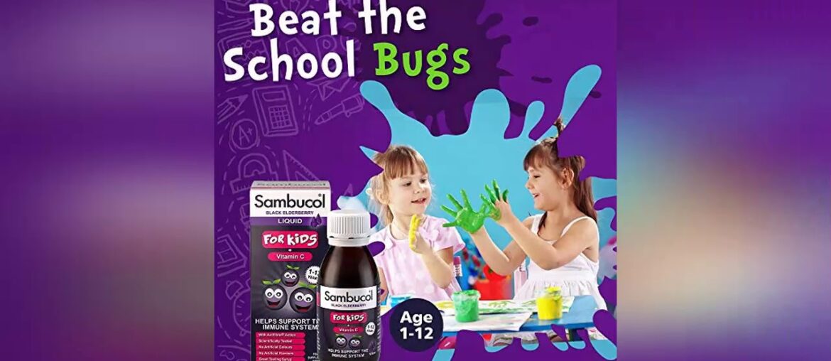 #ClipAdvise Sambucol Natural Black Elderberry for Kids | Vitamin C | Immune Support Supplement | 12