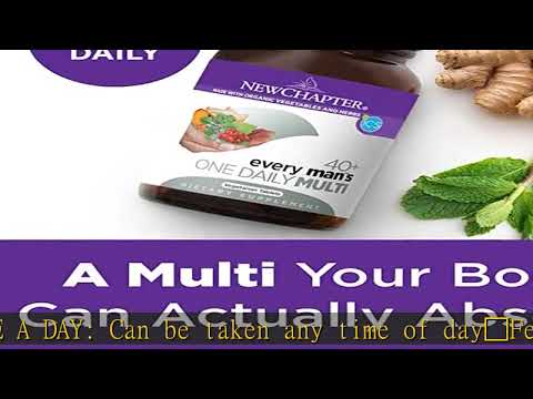 New Chapter Men's Multivitamin + Immune Support - Every Man's One Daily 40+, Fermented with Probiot