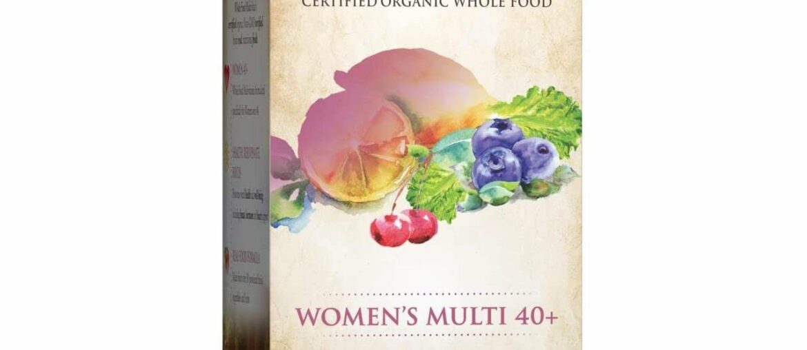 Garden of Life mykind Organics Vitamins for Women 40+ - 60 Tablets, Womens Multi 40+, Vegan Vitamin