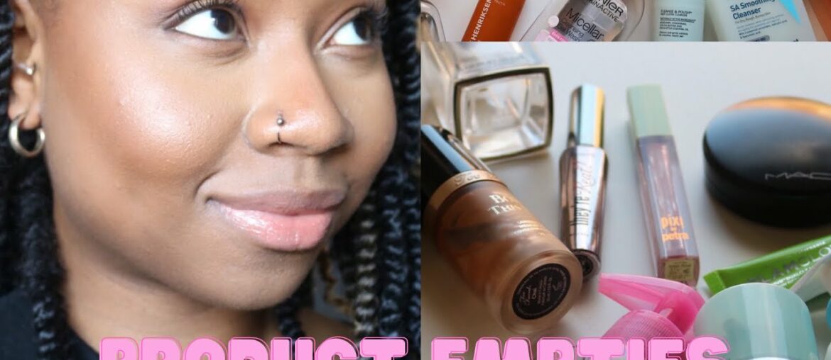 SKIN CARE, MAKEUP AND FRAGRANCE PRODUCT EMPTIES