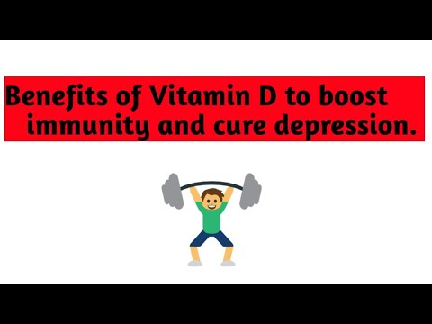 Vitamin D helps in boosting immune system.