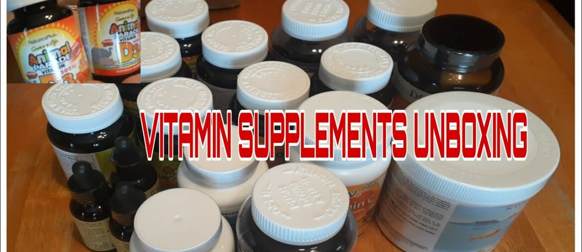 VITAMIN SUPPLEMENTS UNBOXING |DIFFERENT KIND OF VITAMINS | The ShortFamily