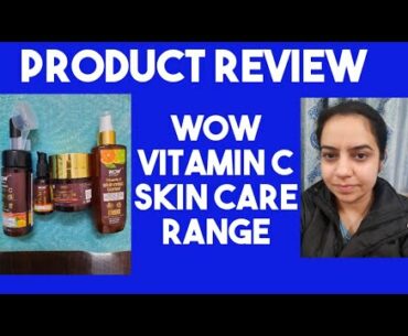 # beauty #skin #skincarer  WOW vitamin c skin care products review