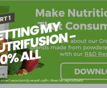 Getting My NutriFusion - 100% All Natural Vitamins & Supplements To Work