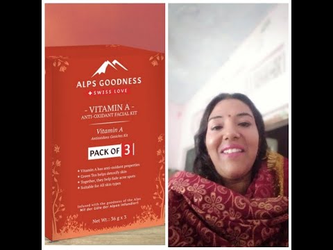Review of Alps goodness Vitamin-A facial kit