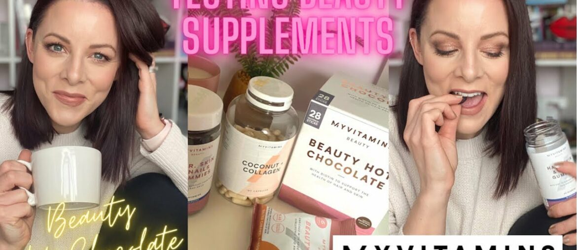TESTING OUT BEAUTY SUPPLEMENTS FROM MYVITAMINS | Beauty Hot Chocolate | Collagen & Coconut