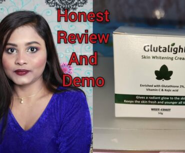 Glutalight Skin whitening Cream | Honest Review And Demo | Natural Yashmine