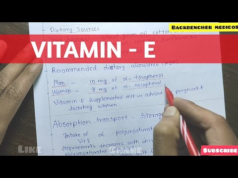 Vitamin - E  l  vitamins  l  Biochemistry