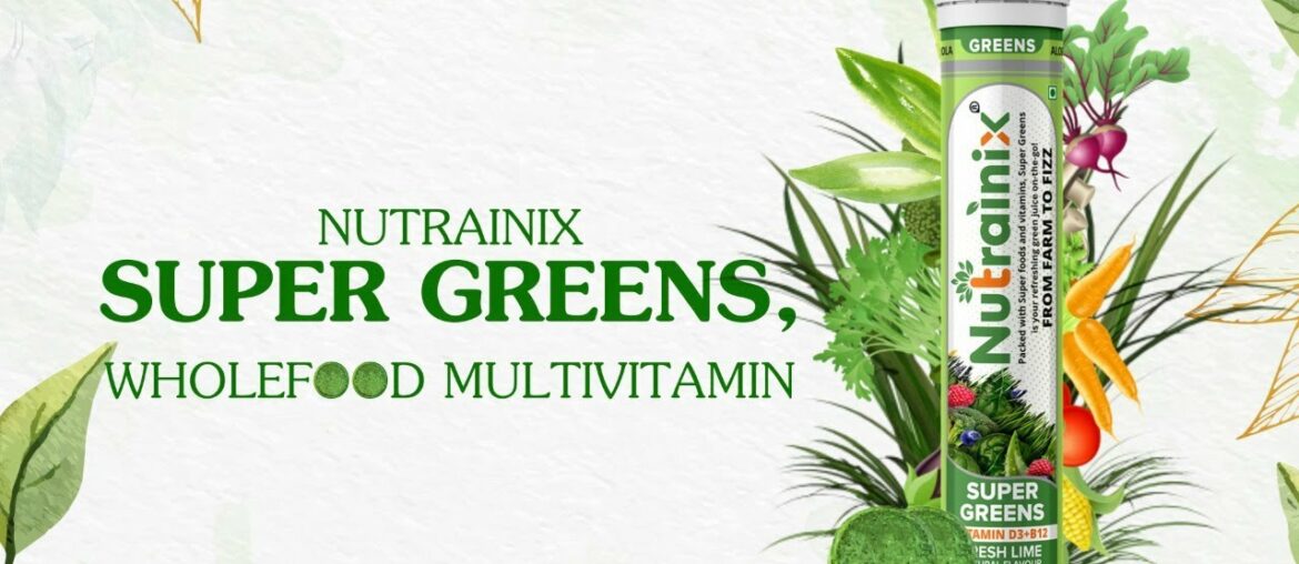 Nutrainix Super Greens, Wholefood Multivitamin for Immunity!!