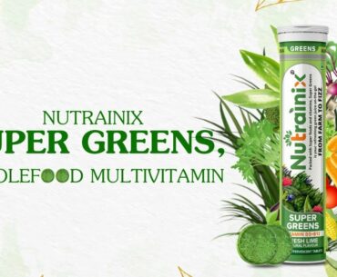 Nutrainix Super Greens, Wholefood Multivitamin for Immunity!!