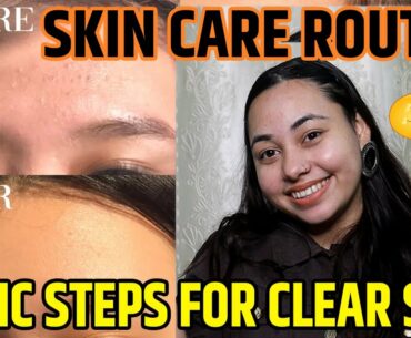 My Skin Care Routine || 6 Basic Steps For Clear Skin || Glam Girl